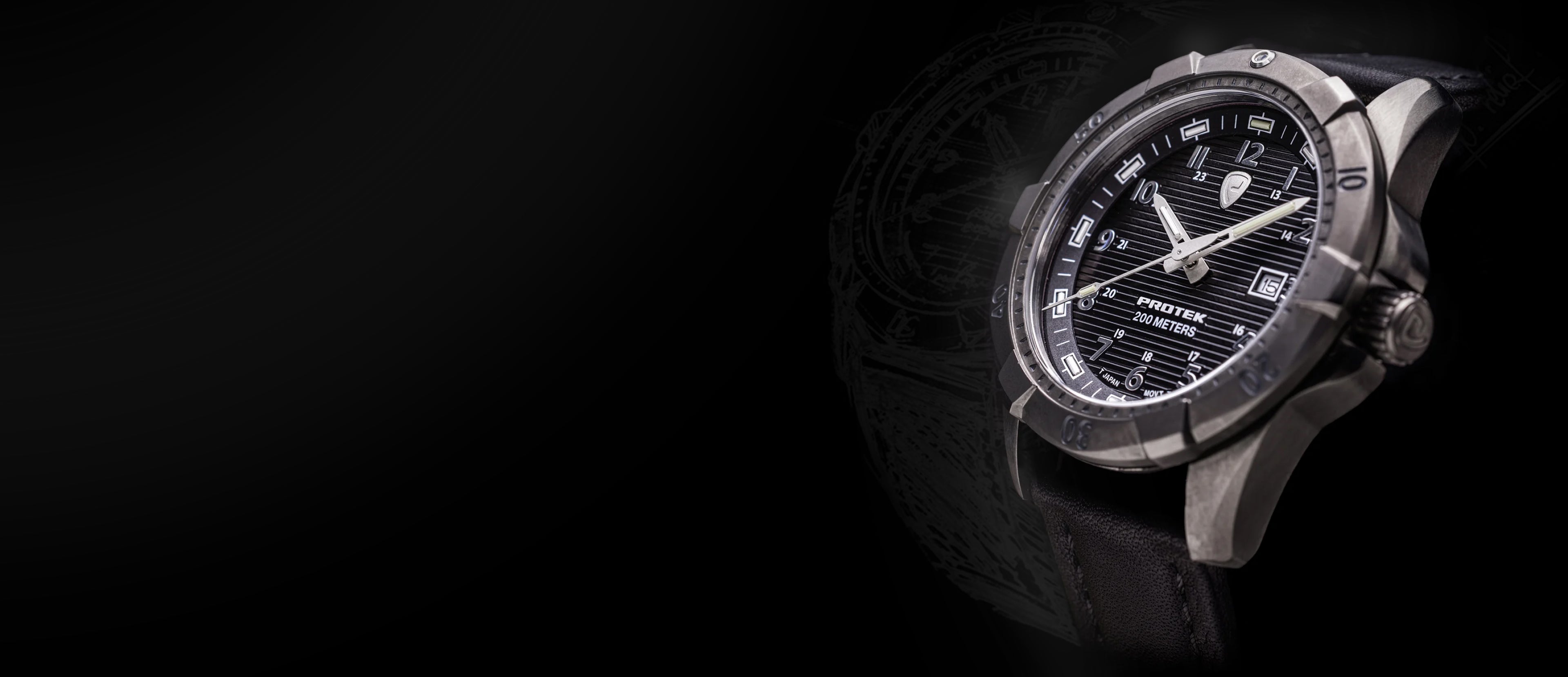 mens dive watches with a tritium illumination