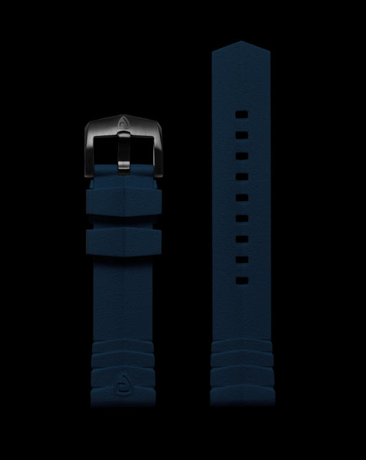 ProTek 22mm Rubber Strap - USMC Blue