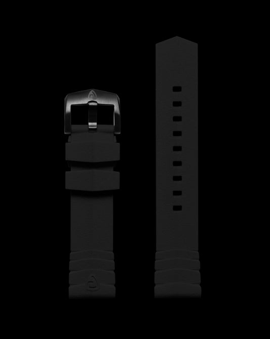 ProTek 22mm Rubber Strap - Dark Gray