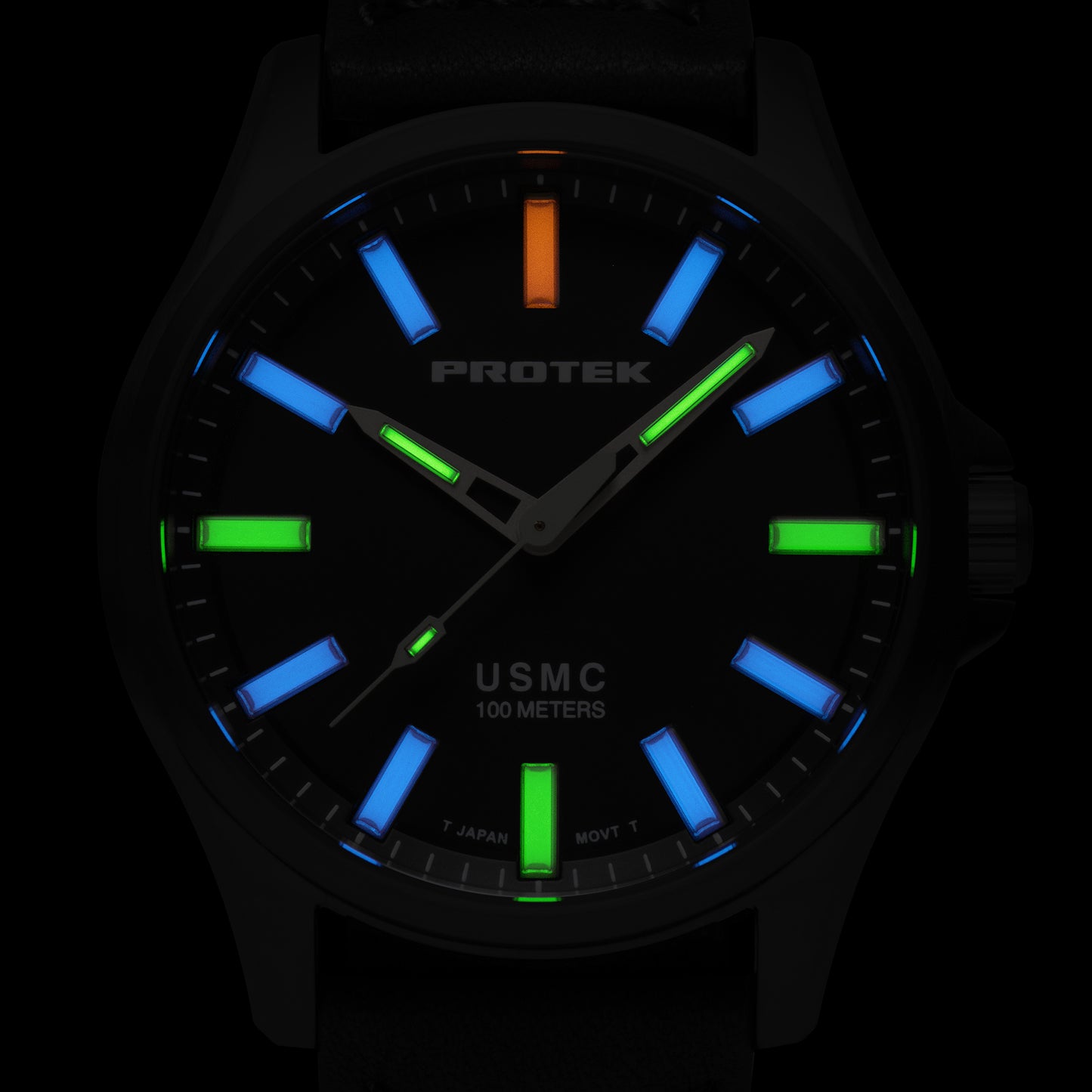 marine watches - tritium lume