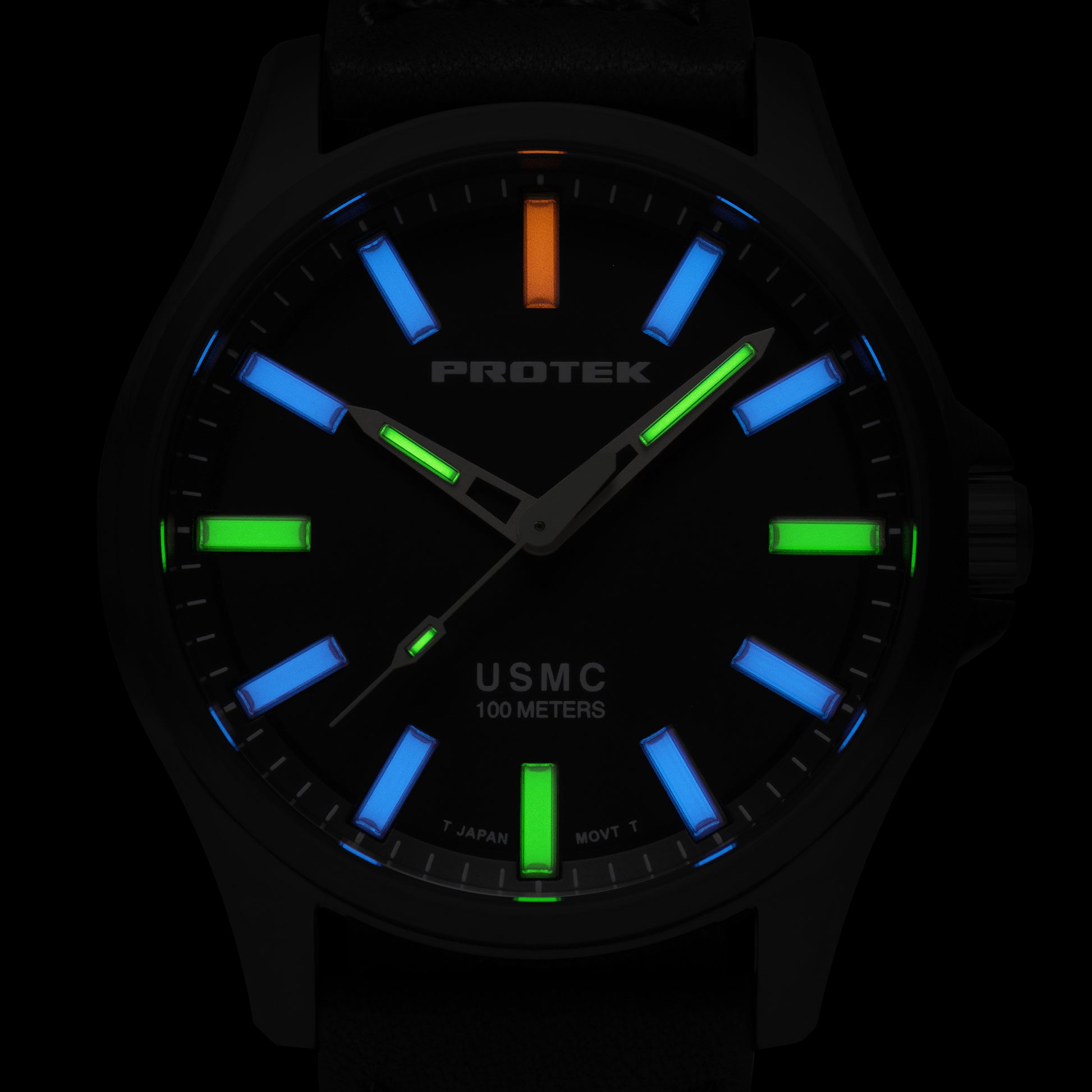 marine watches - tritium lume