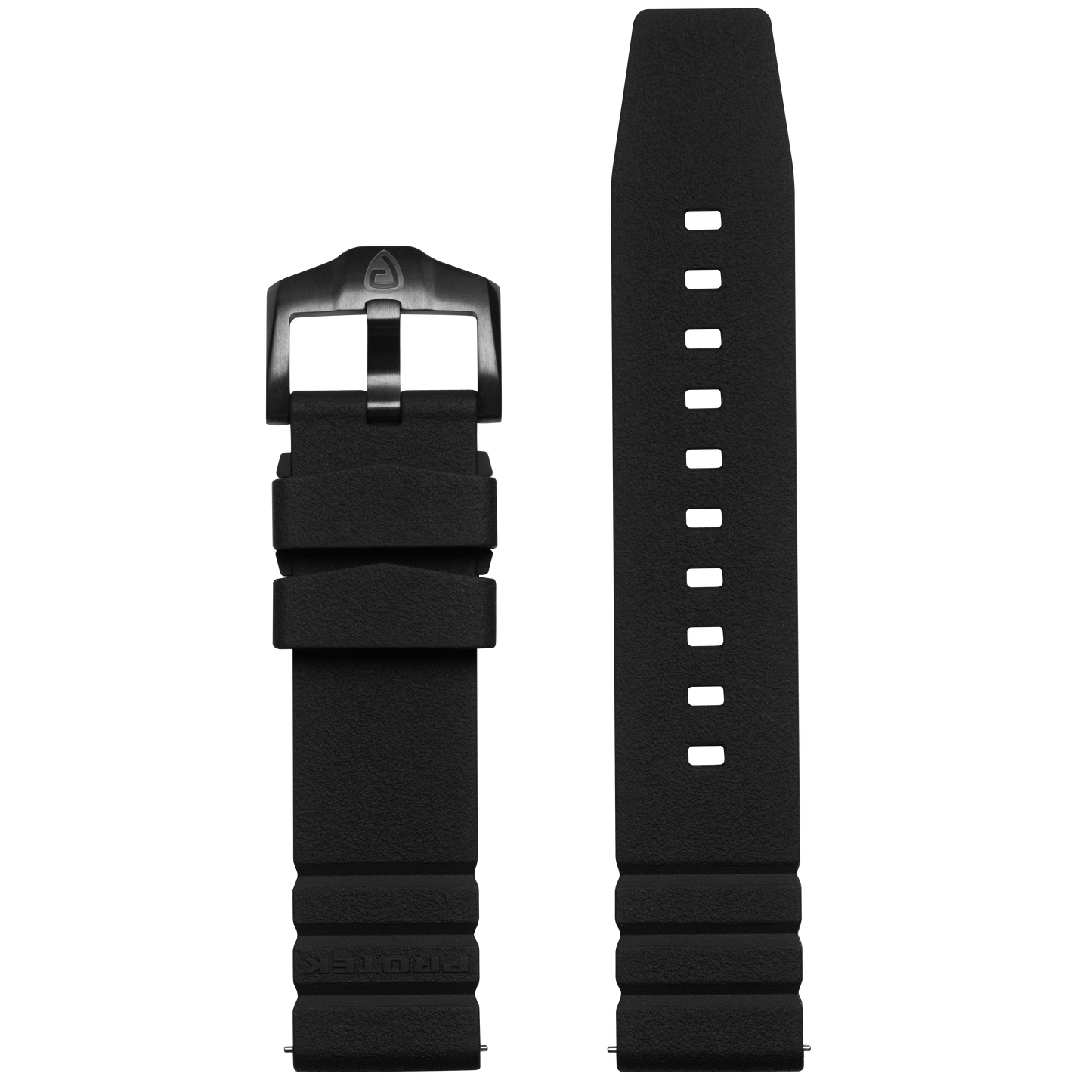 ProTek 22mm Rubber Strap - Aggressor Charcoal