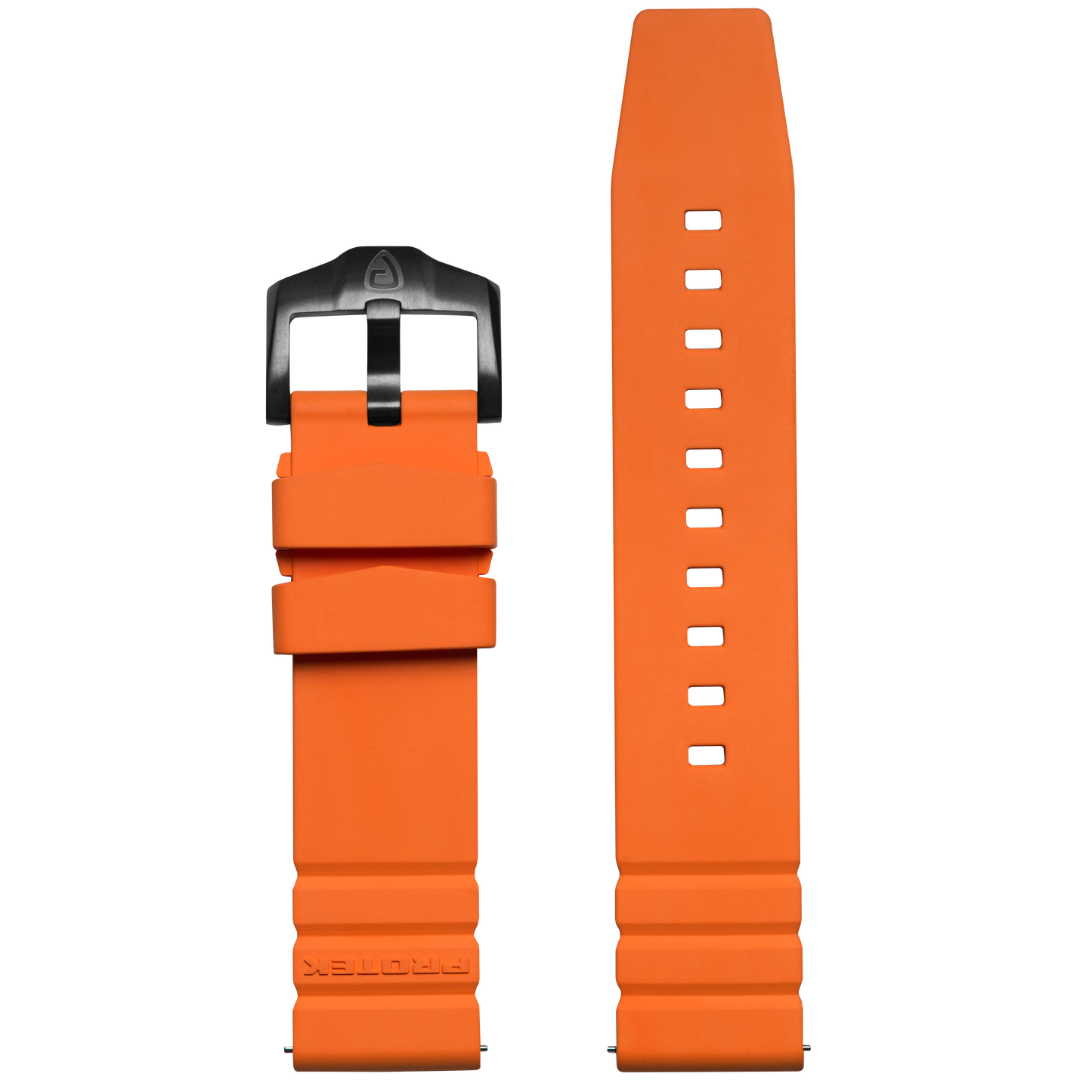 ProTek 22mm Rubber Strap - Aggressor Orange