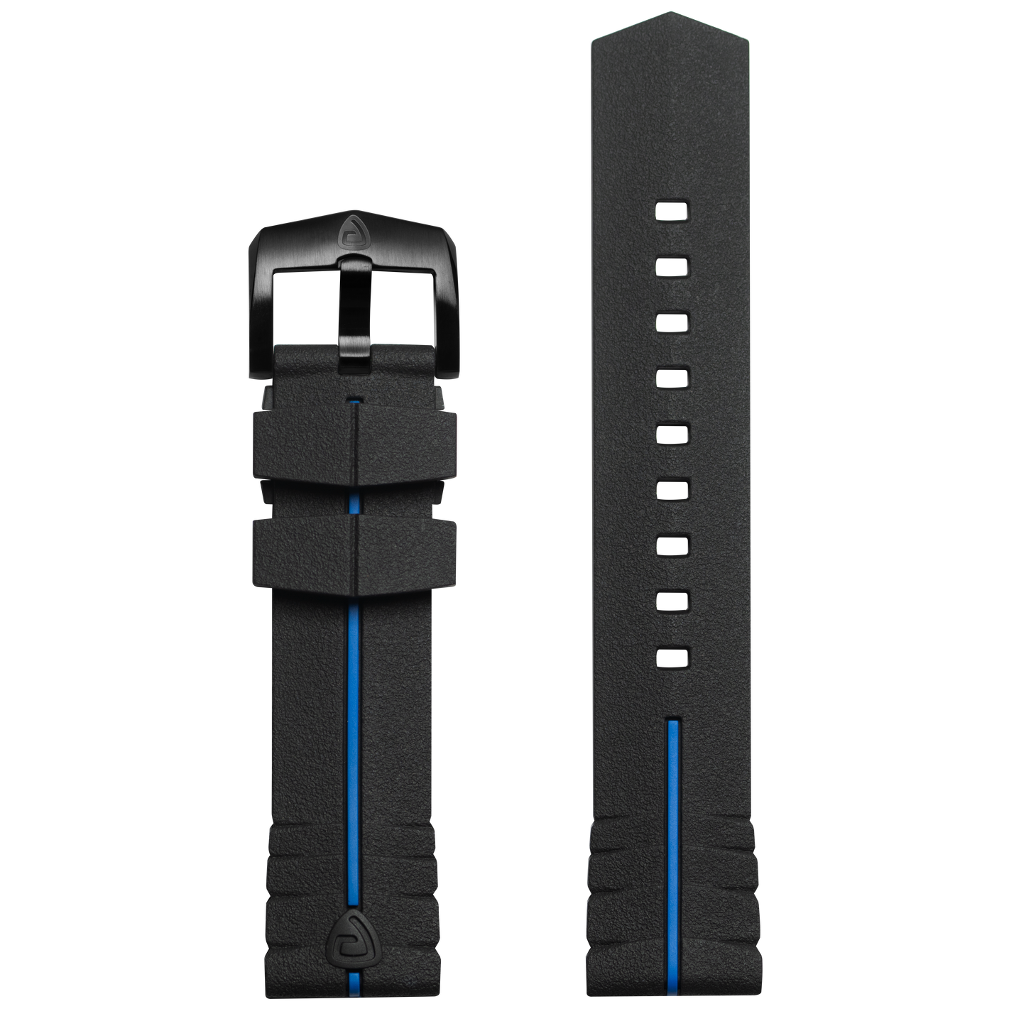 ProTek 22mm Rubber Strap - Thin Blue Line
