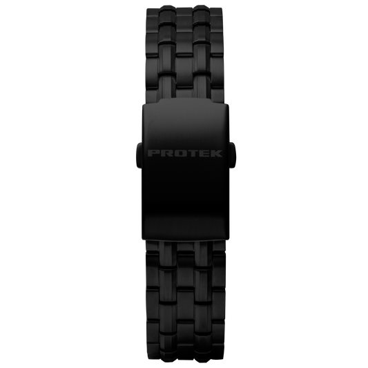 ProTek 20mm Titanium Bracelet with IP Black Plating