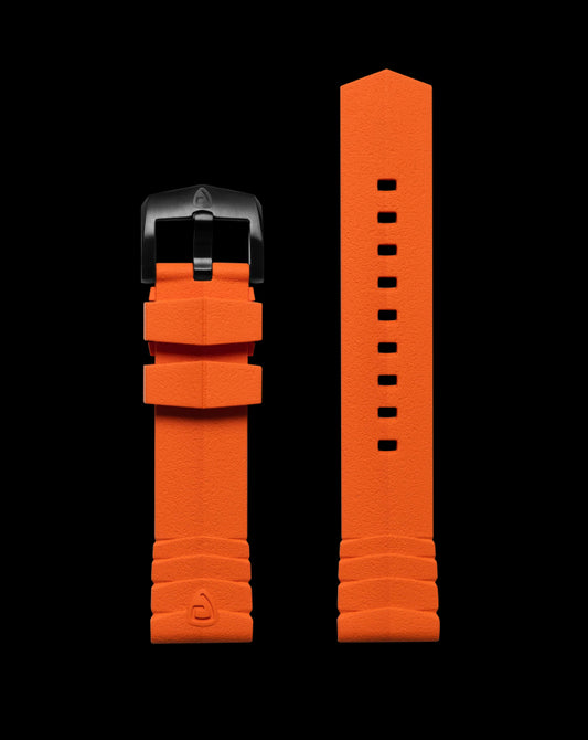 ProTek 22mm Rubber Strap - Orange