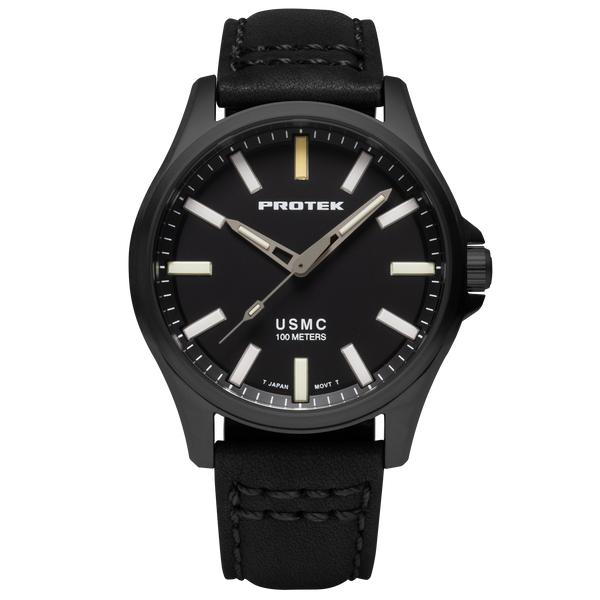 ProTek PT3102 USMC Titanium Watch – Gunmetal Glow