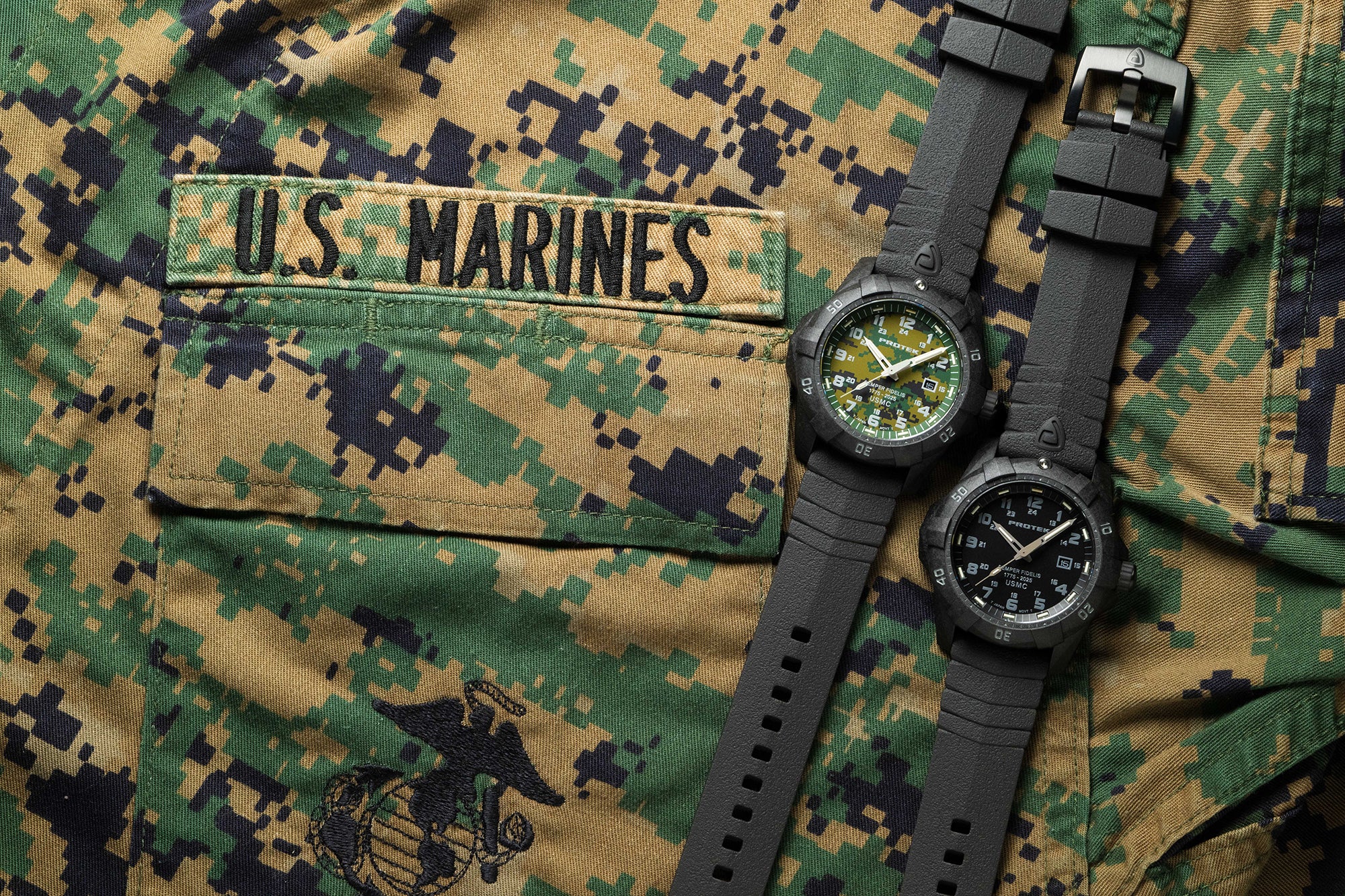 ProTek PT1011SF USMC Dive Watch – 300M Tactical Rugged