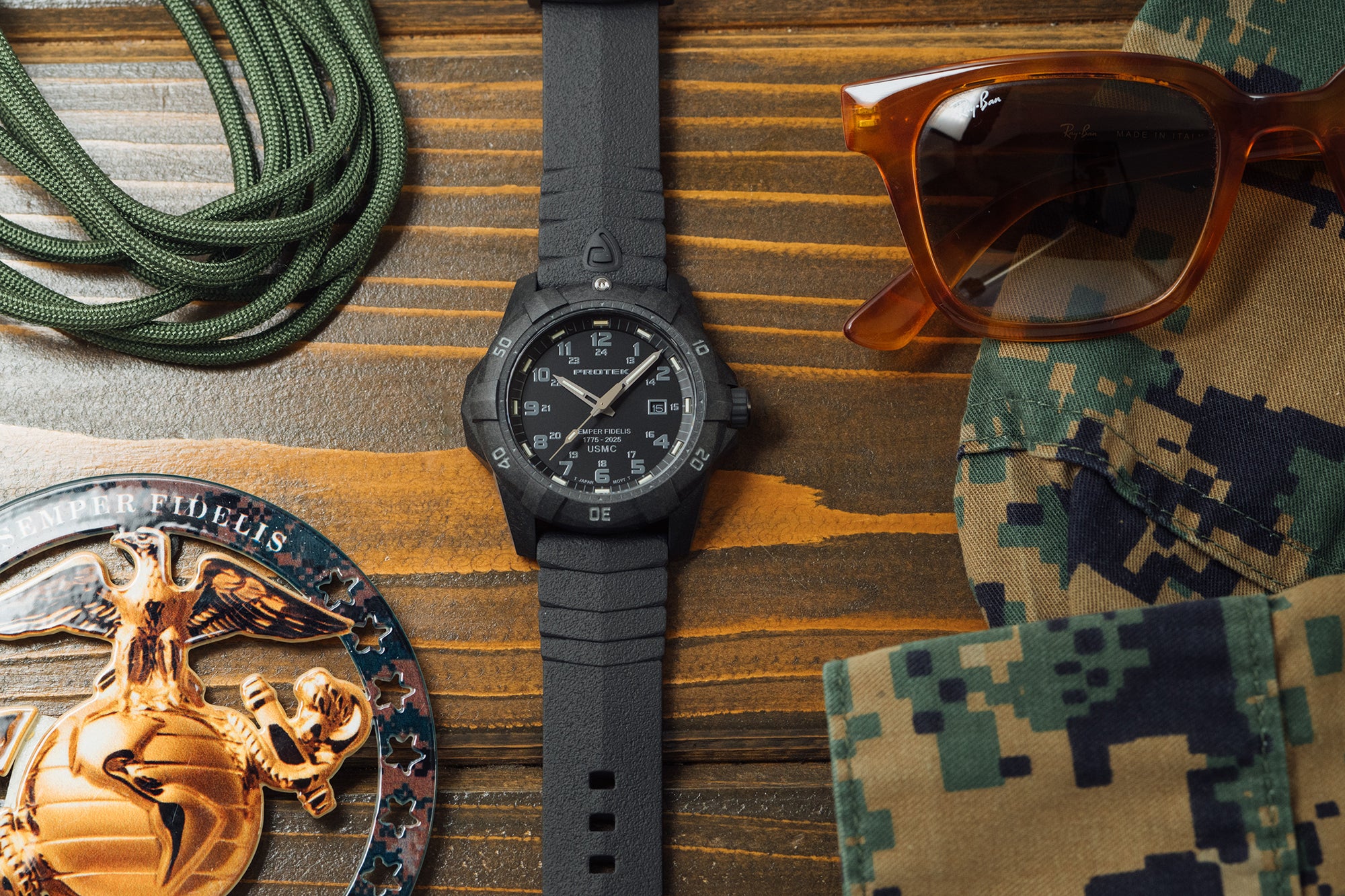 ProTek PT1011SF USMC Dive Watch – 300M Tactical Rugged