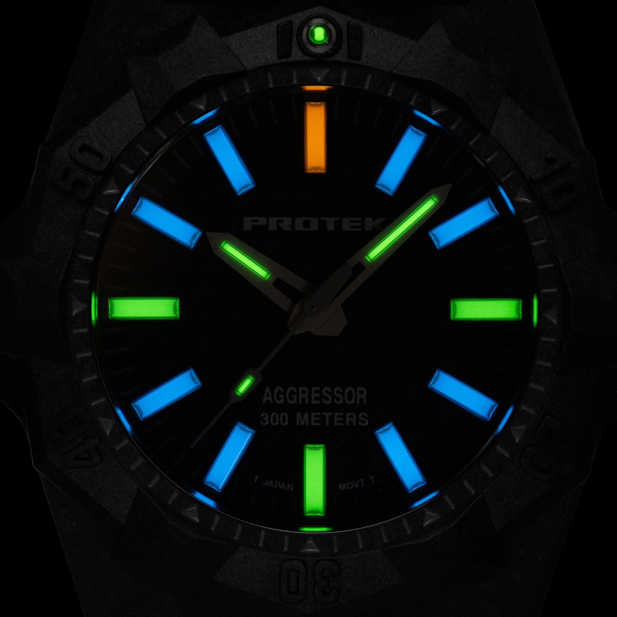 ProTek PT4007 Aggressor Dive Watch – 300M Tactical Beast
