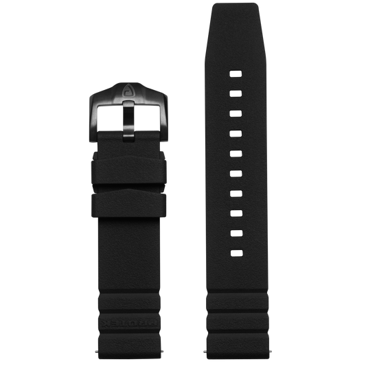 ProTek 22mm Rubber Strap - Aggressor Charcoal