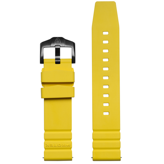 ProTek 22mm Rubber Strap - Aggressor Yellow