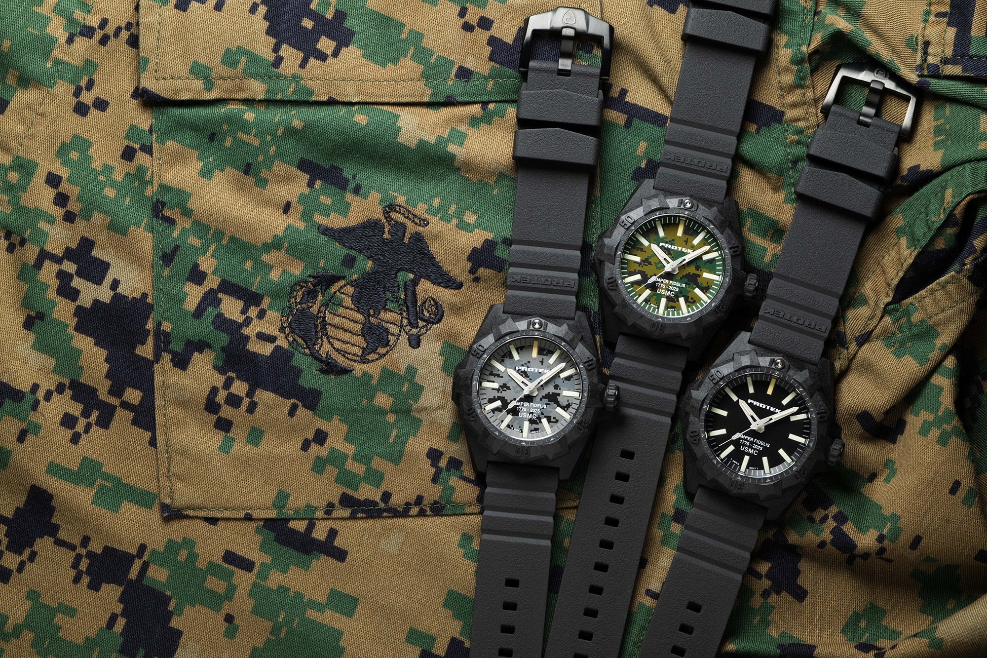 ProTek PT4109SFC USMC Aggressor Watch – 300M Tactical Pro