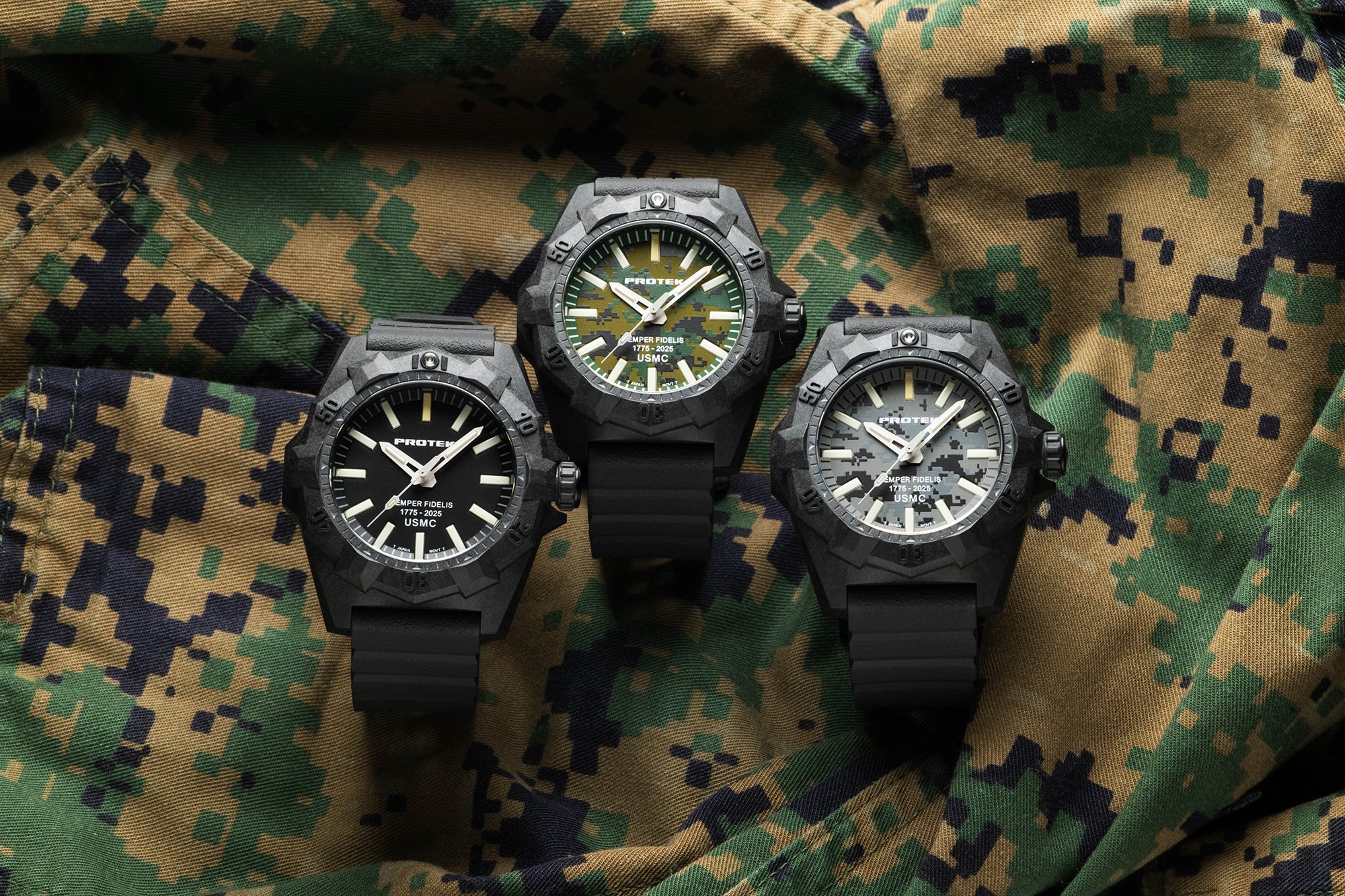 ProTek PT4109SFC USMC Aggressor Watch – 300M Tactical Pro