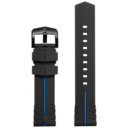 ProTek 22mm Rubber Strap - Thin Blue Line